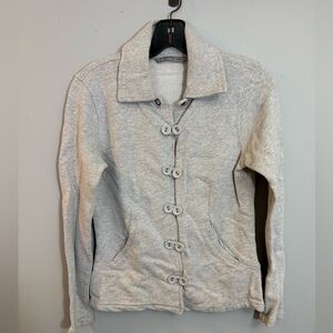 Horny Toad Gray Button-Up Jacket